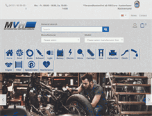 Tablet Screenshot of mvh-online.de